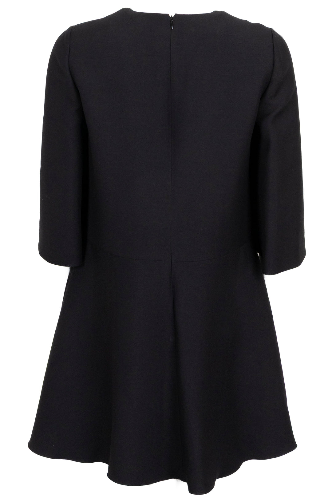 VALENTINO Flared Dress Black Wool
