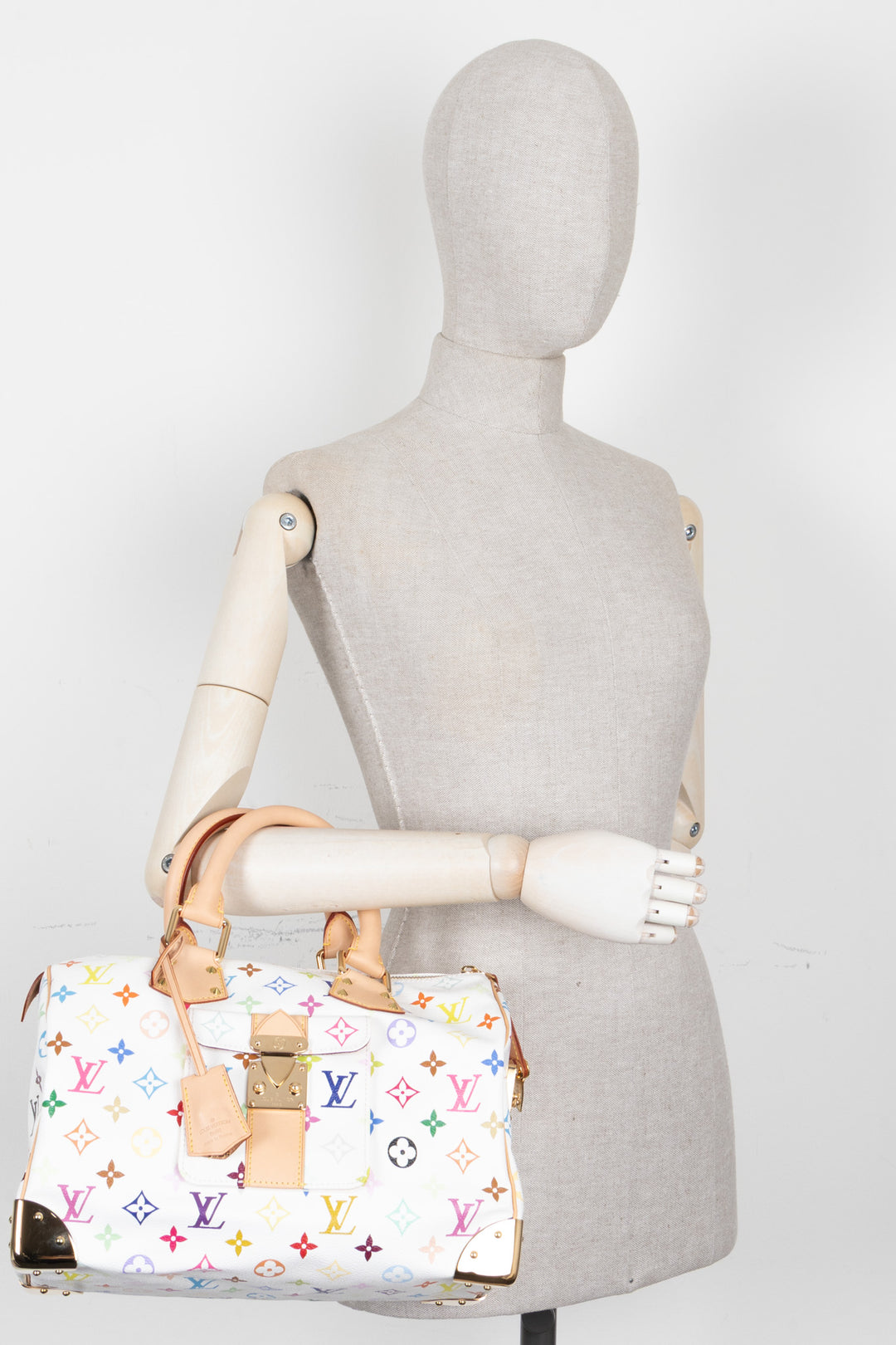 LOUIS VUITTON x Takashi Murakami Speedy 30 Multicolor Canvas
