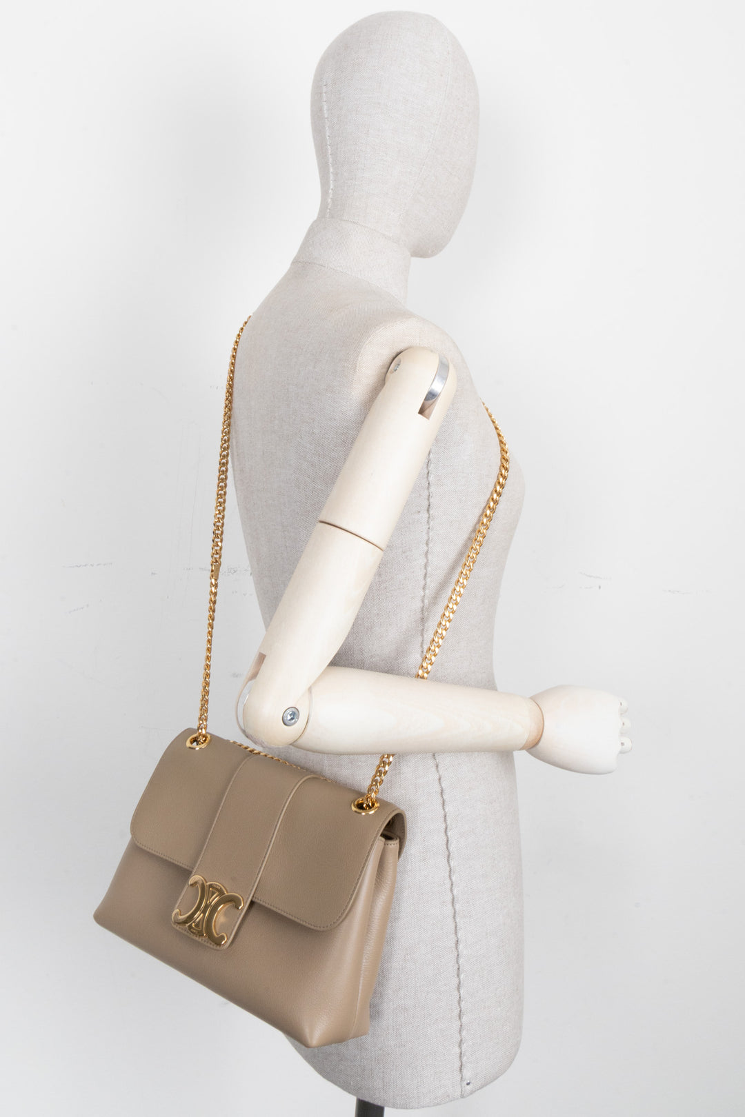 CELINE Victoire Bag Medium Sepia