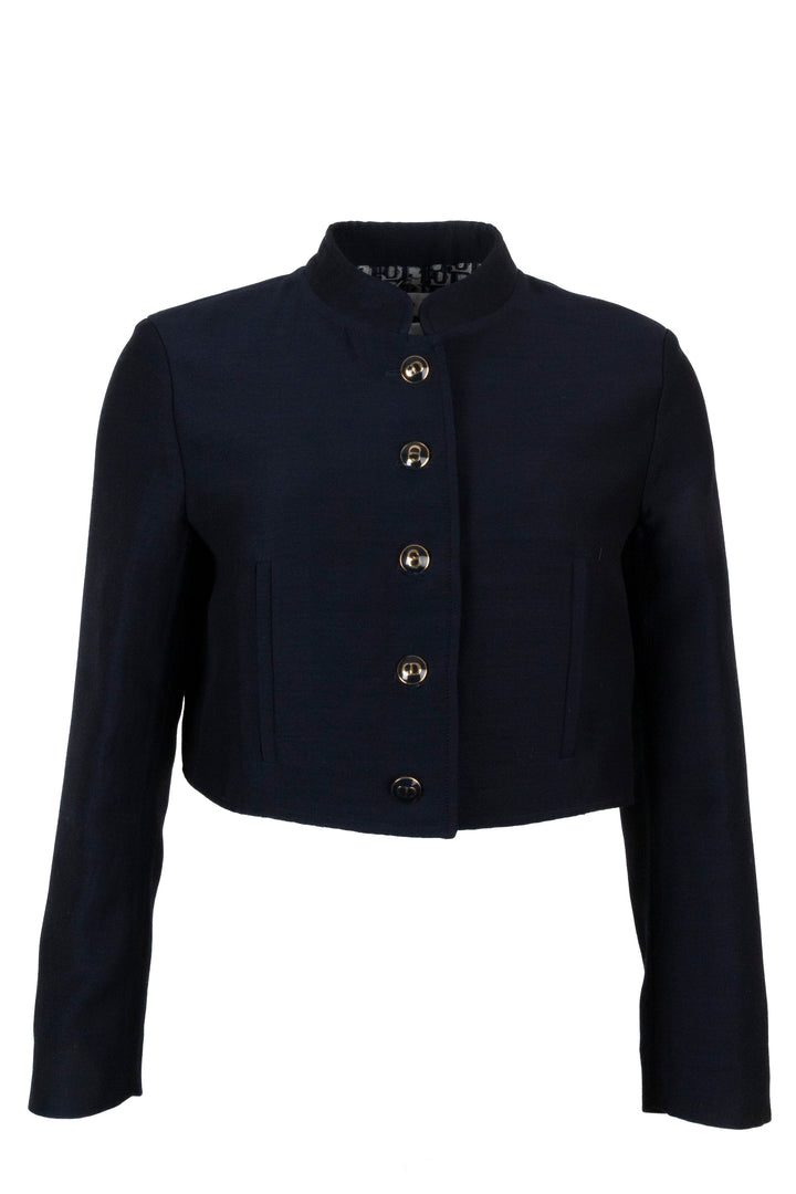 CHRISTIAN DIOR Cropped Jacket Navy