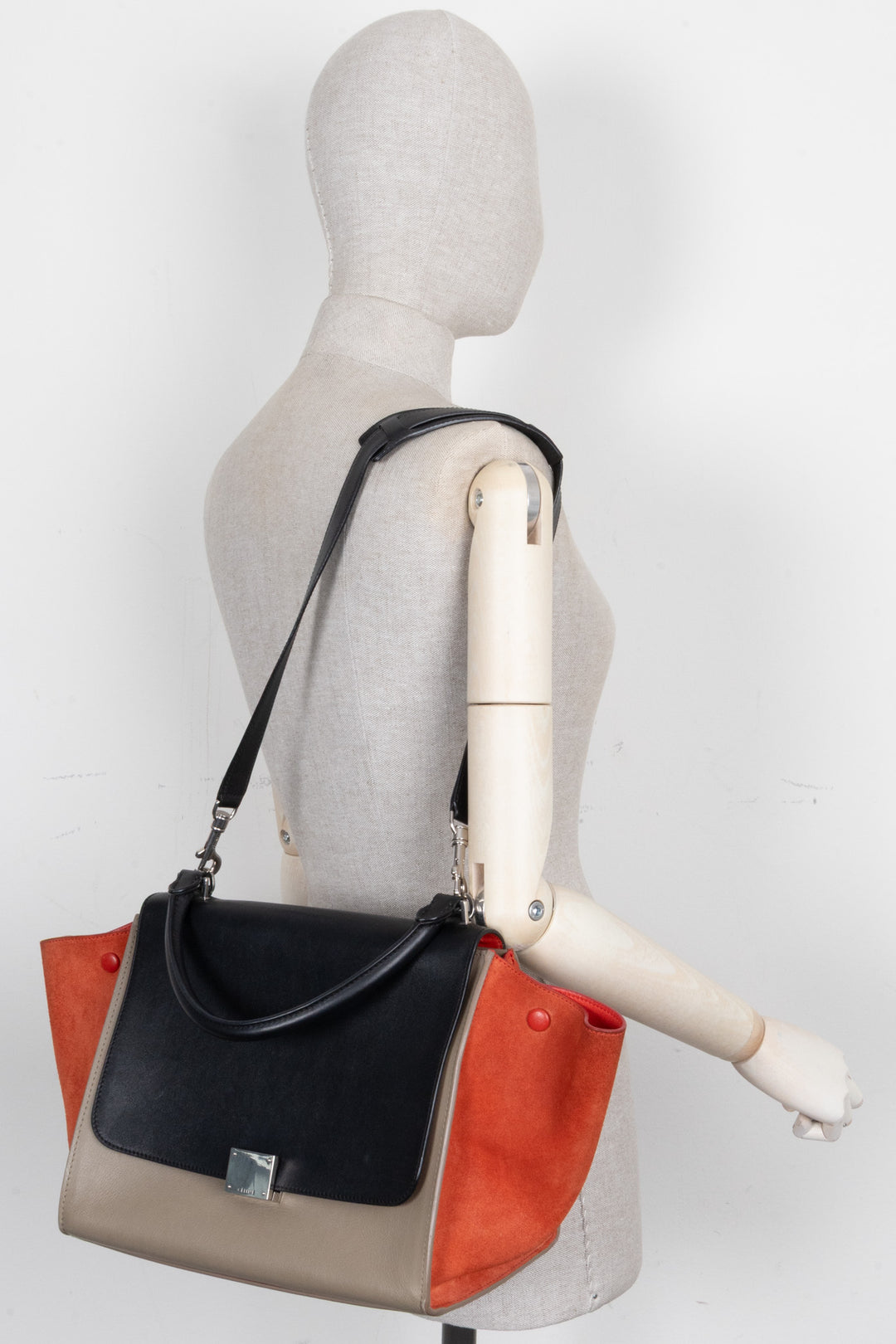 CÉLINE Trapèze Bag Tricolor
