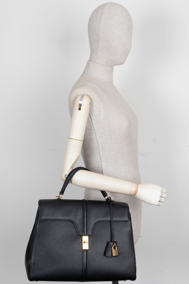 CELINE Large 16 Bag Black