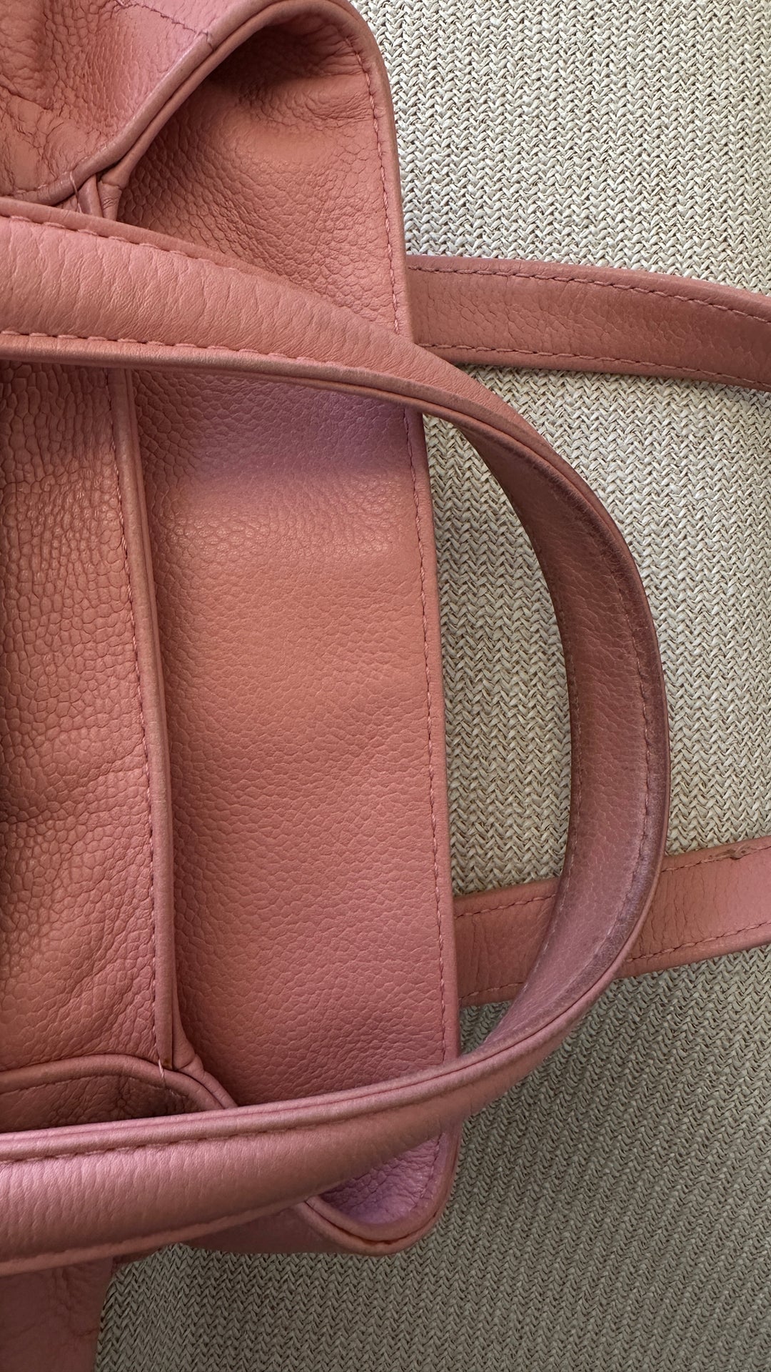 CHANEL Chocobar Bowling Bag Pink