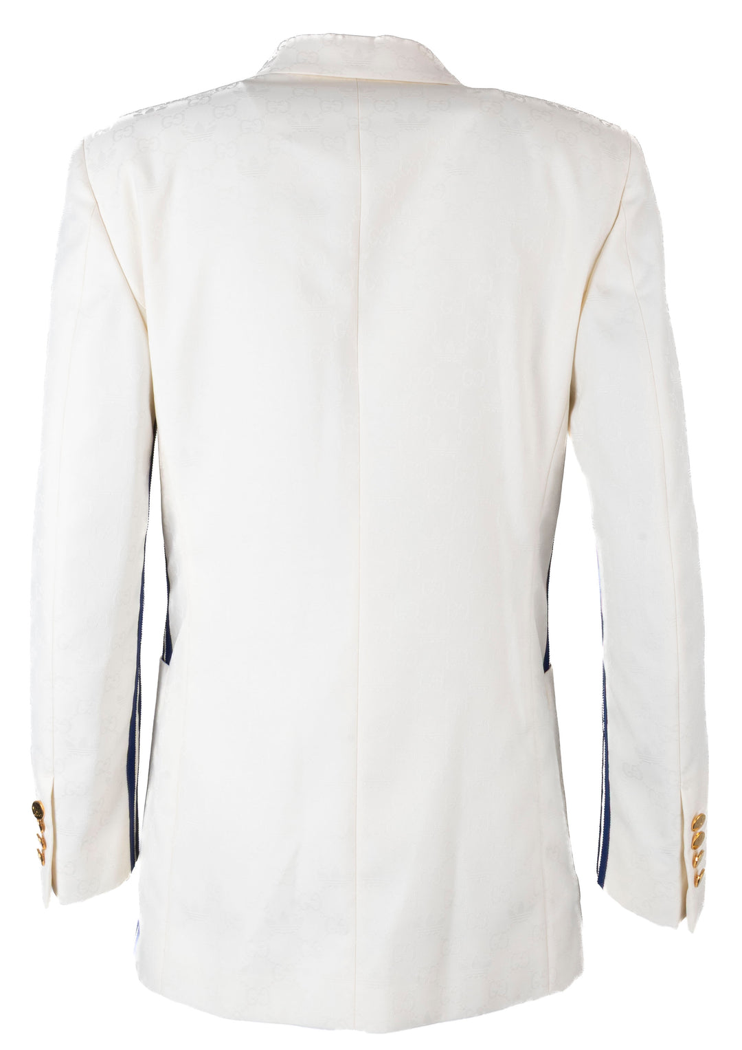 Veste blazer croisée GUCCI x ADIDAS 2022 blanche