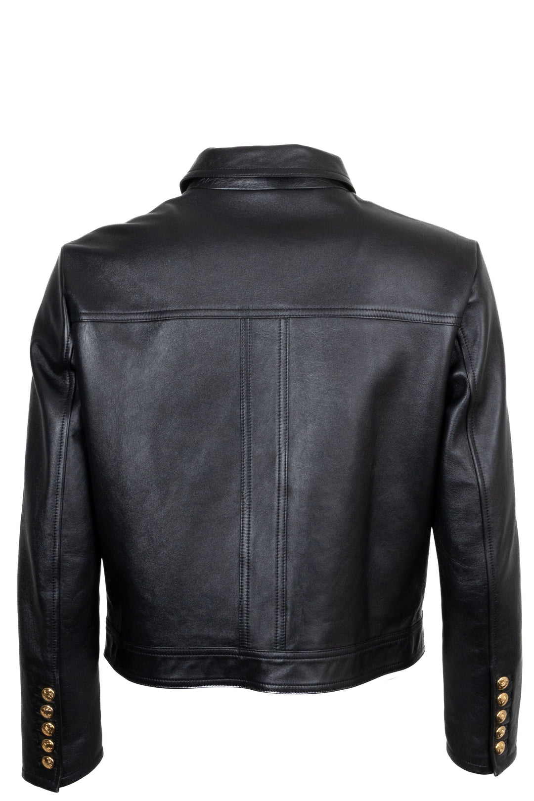 CELINE Jacket Cropped Leather Black