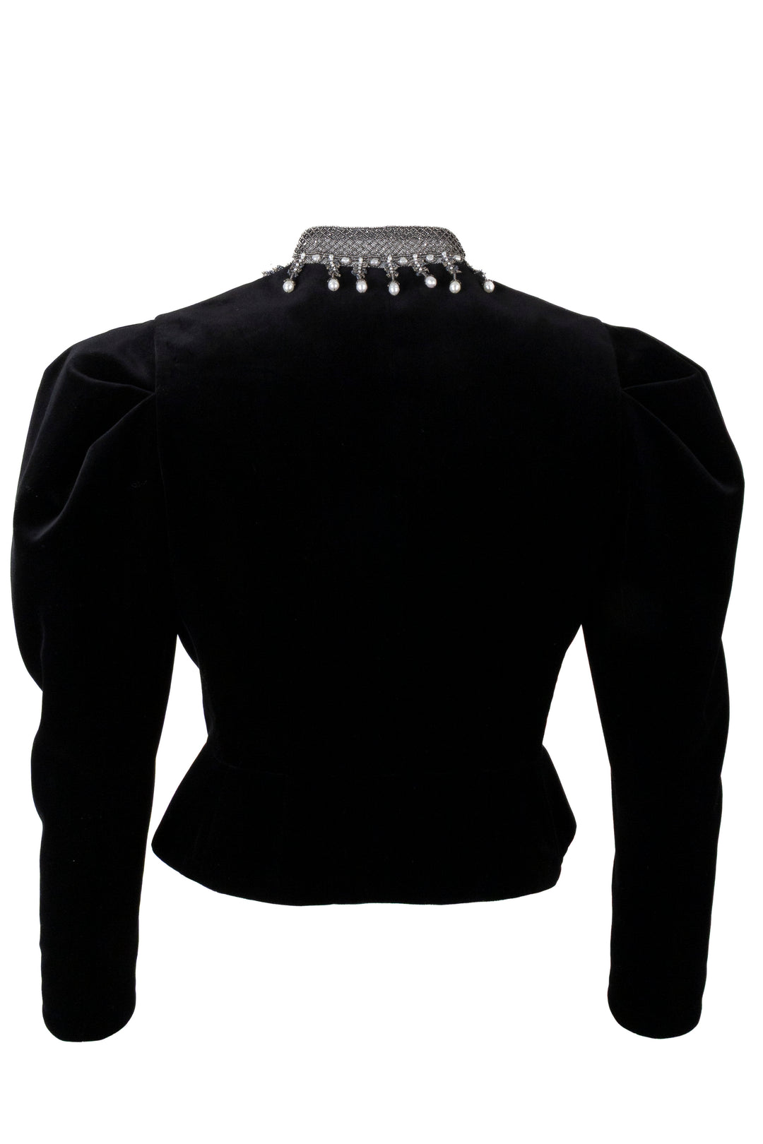 CHRISTIAN DIOR Pearl Jacket Velvet Cruise 2025 Black