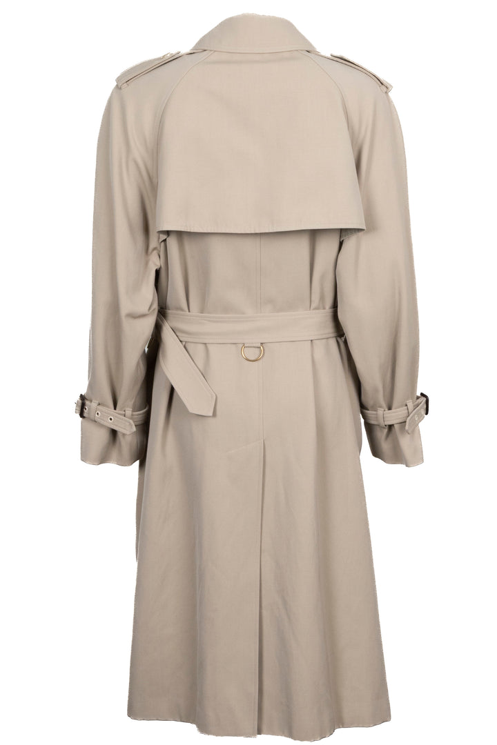 CELINE Trench Coat Wool Coton Camel