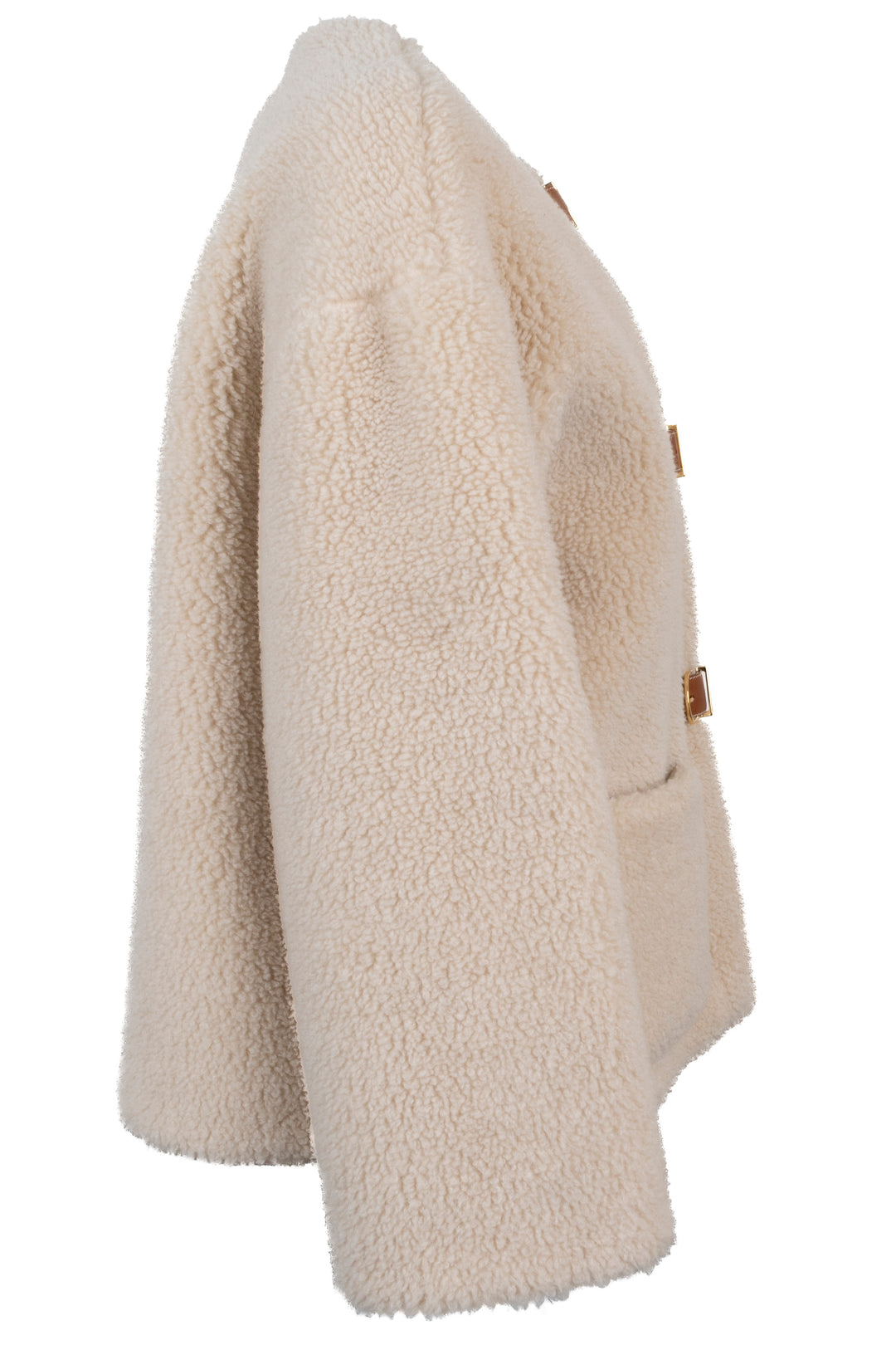 CELINE Buckled Jacket Cashmere Beige