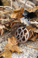 HERMÈS Lift Earrings GM Buffalo Horn