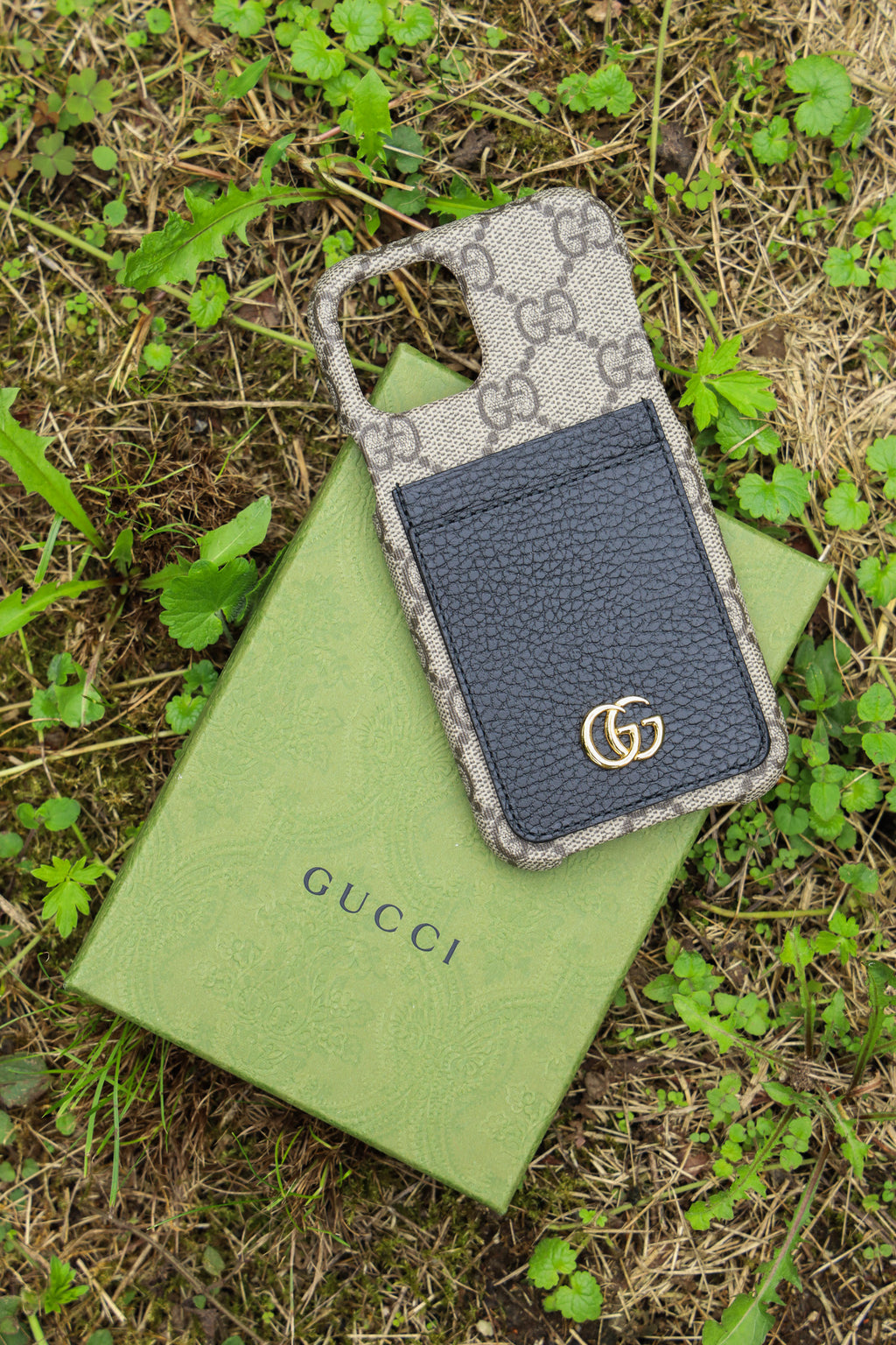 GUCCI IPhone 12 Case GG Canvas