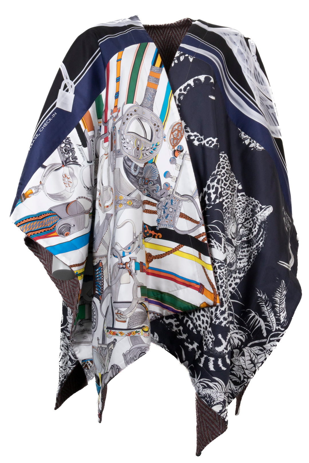 HERMÈS Reversible Cape Multicolor
