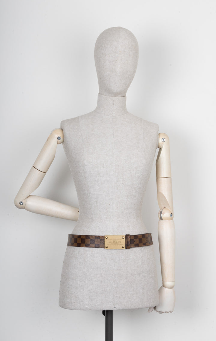 LOUIS VUITTON Inventor Belt Damier Ebene