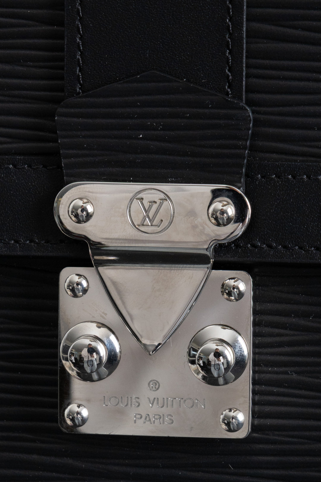 LOUIS VUITTON Trunk WOC Epi Leather Black