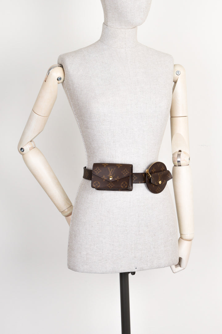 LOUIS VUITTON Daily Multi Pocket Belt MNG