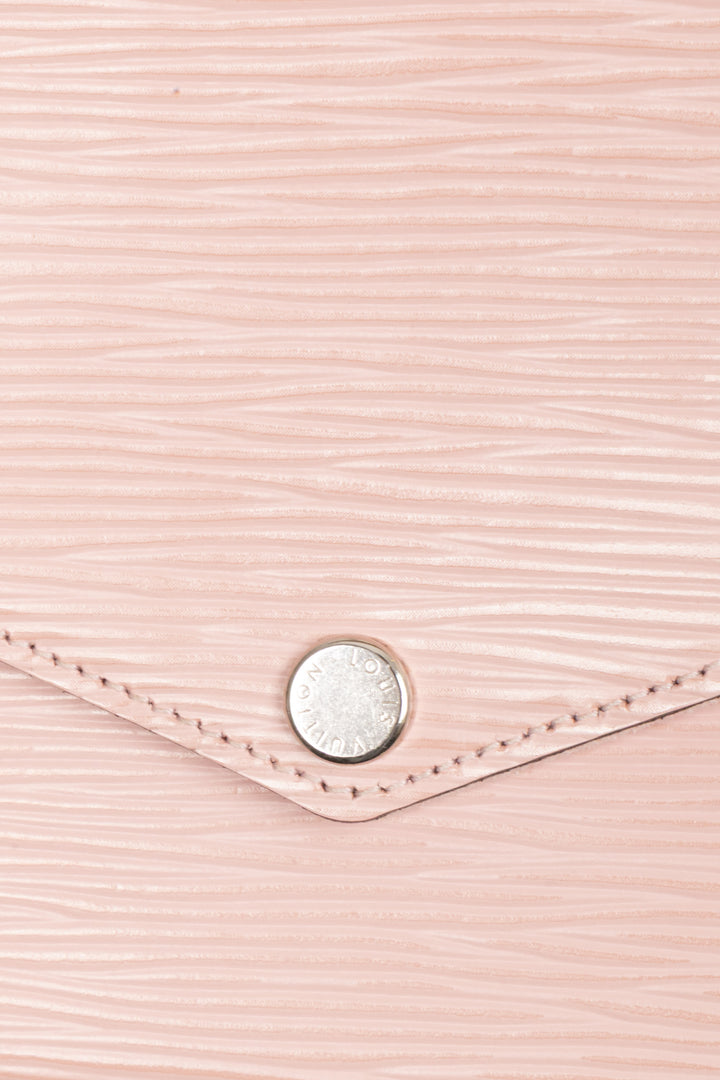 LOUIS VUITTON Felicie Pochette Cuir Epi Rose Ballerine