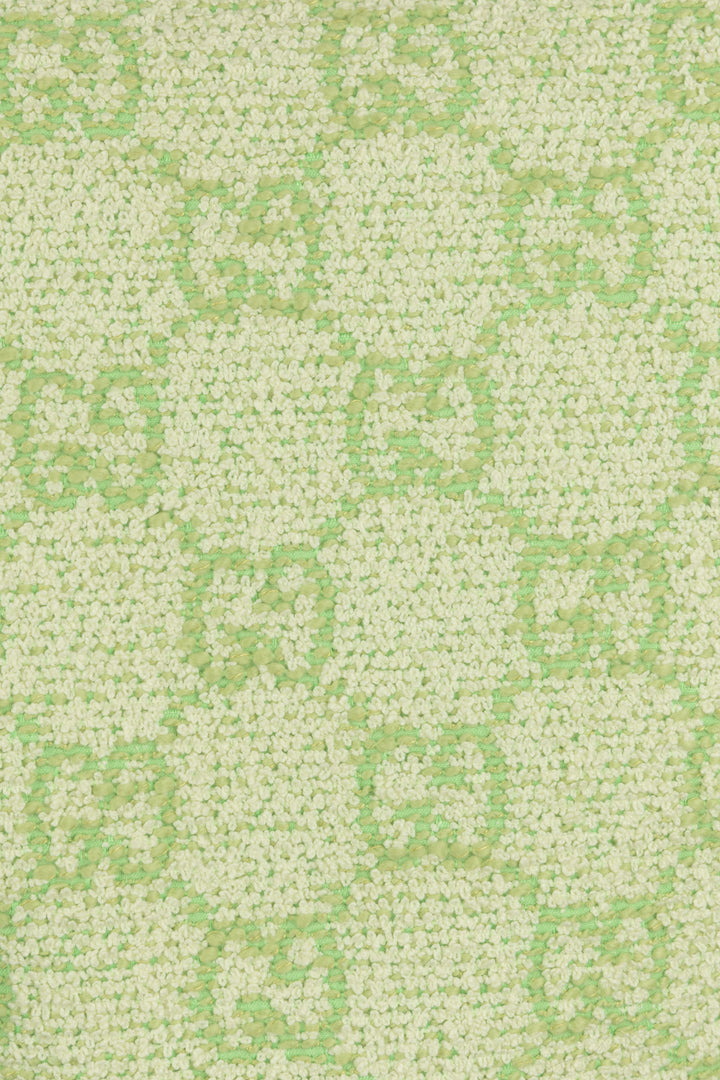 GUCCI Garden GG Tweed Jacket Lime Green