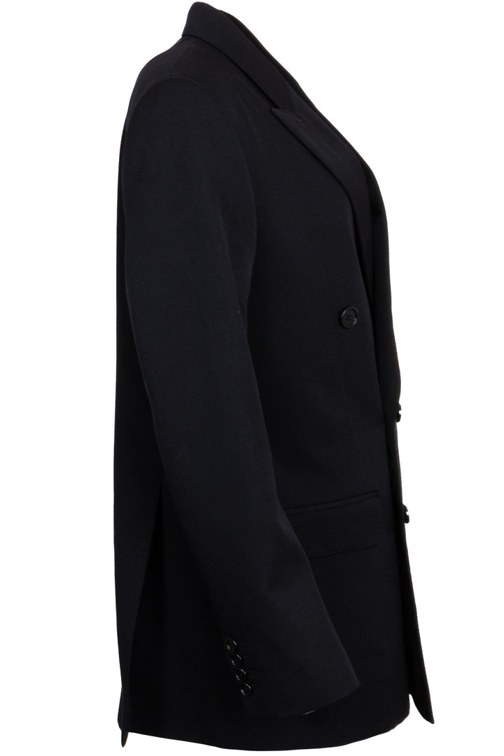 CELINE Blazer croisé en laine noire