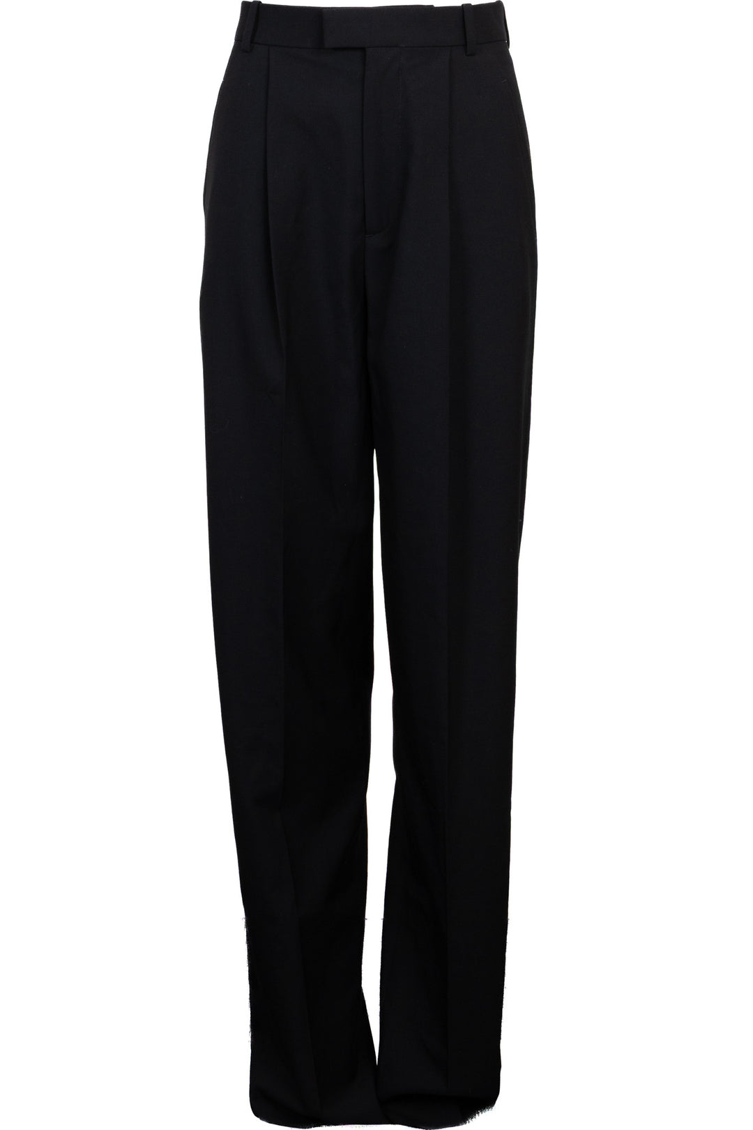BOTTEGA VENETA Pleated Pants Wool Black
