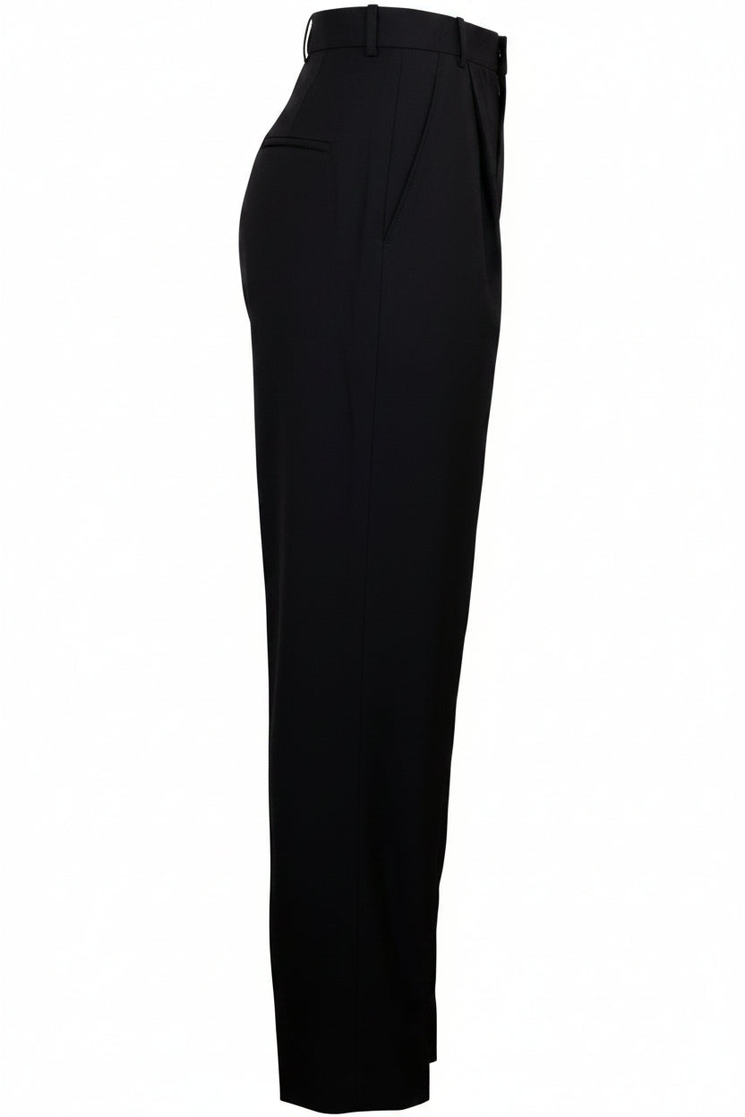 BOTTEGA VENETA Pleated Pants Wool Black