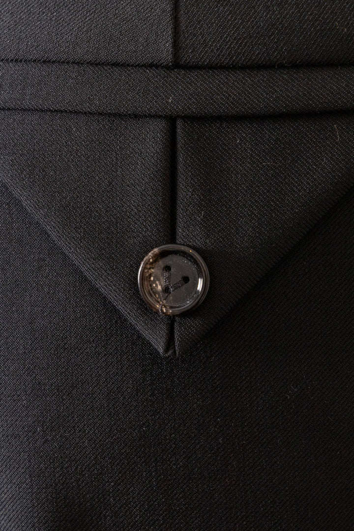 BOTTEGA VENETA Pleated Pants Wool Black
