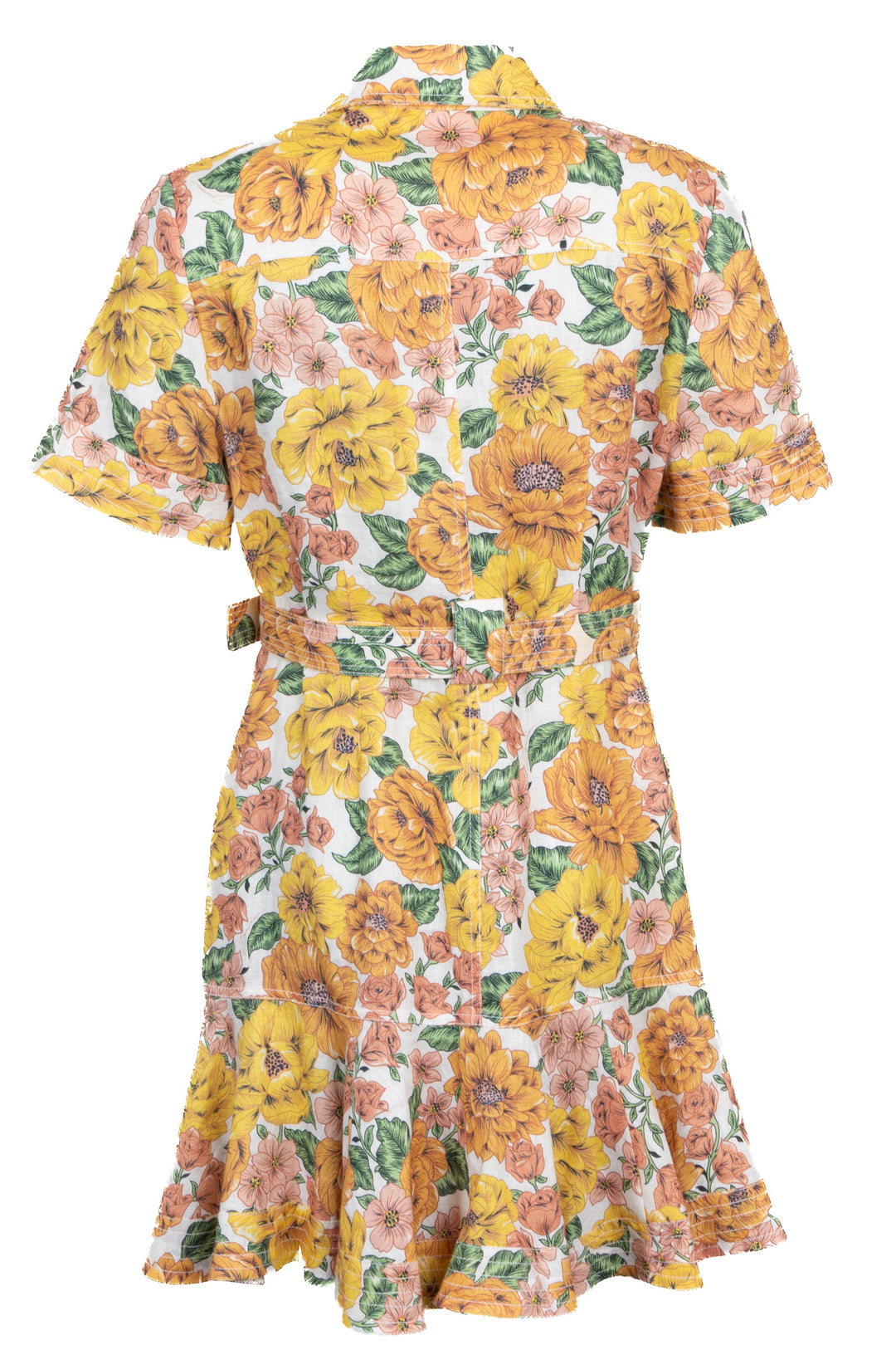 ZIMMERMANN Poppy Belted Mini Dress