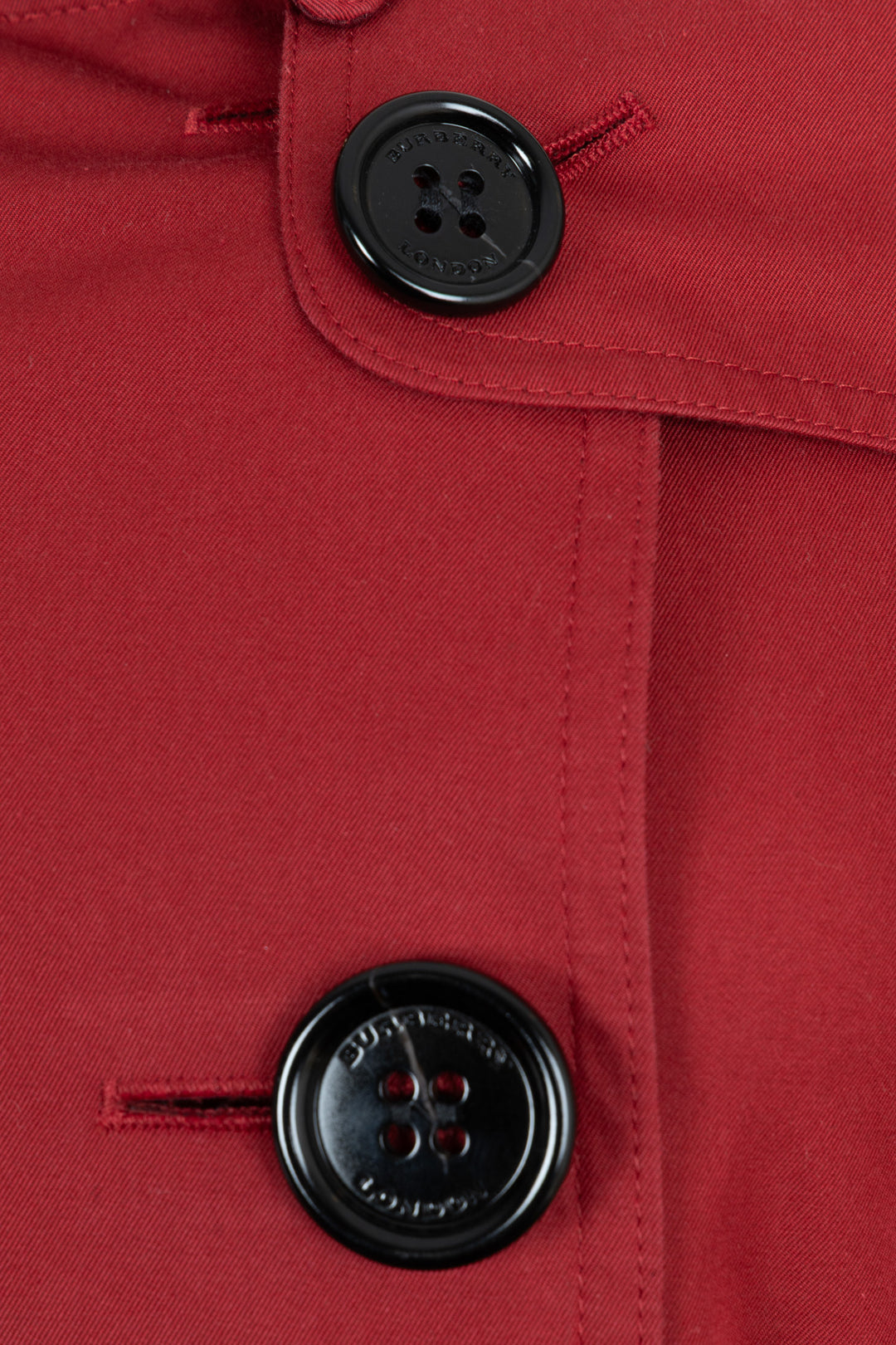 BURBERRY Prorsum Trench-coat Coton Rouge