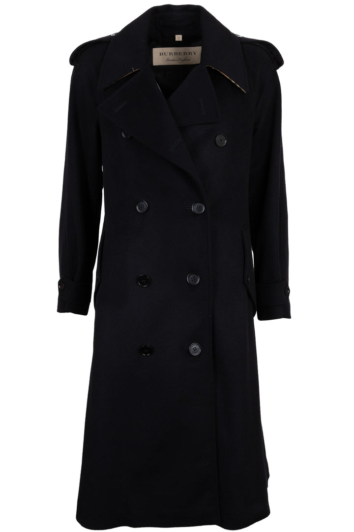 Manteau BURBERRY Laine Cachemire Noir