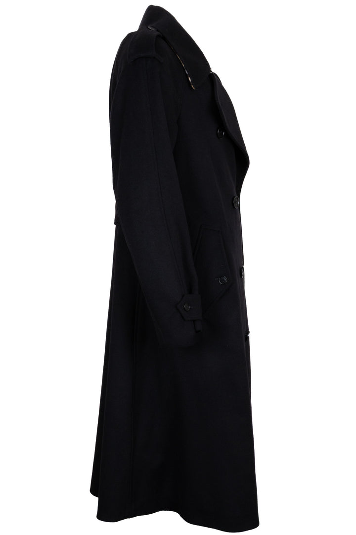 Manteau BURBERRY Laine Cachemire Noir
