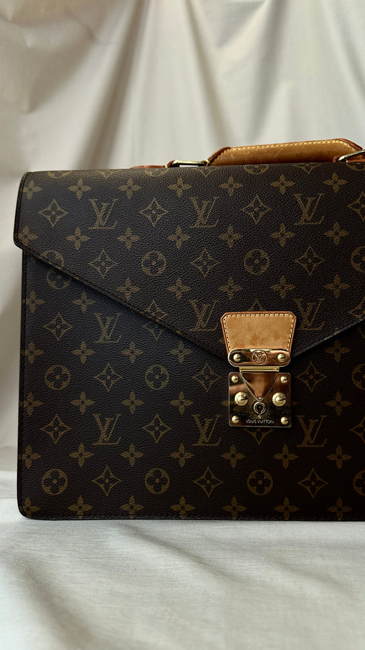 LOUIS VUITTON Porte Documents MNG Canvas