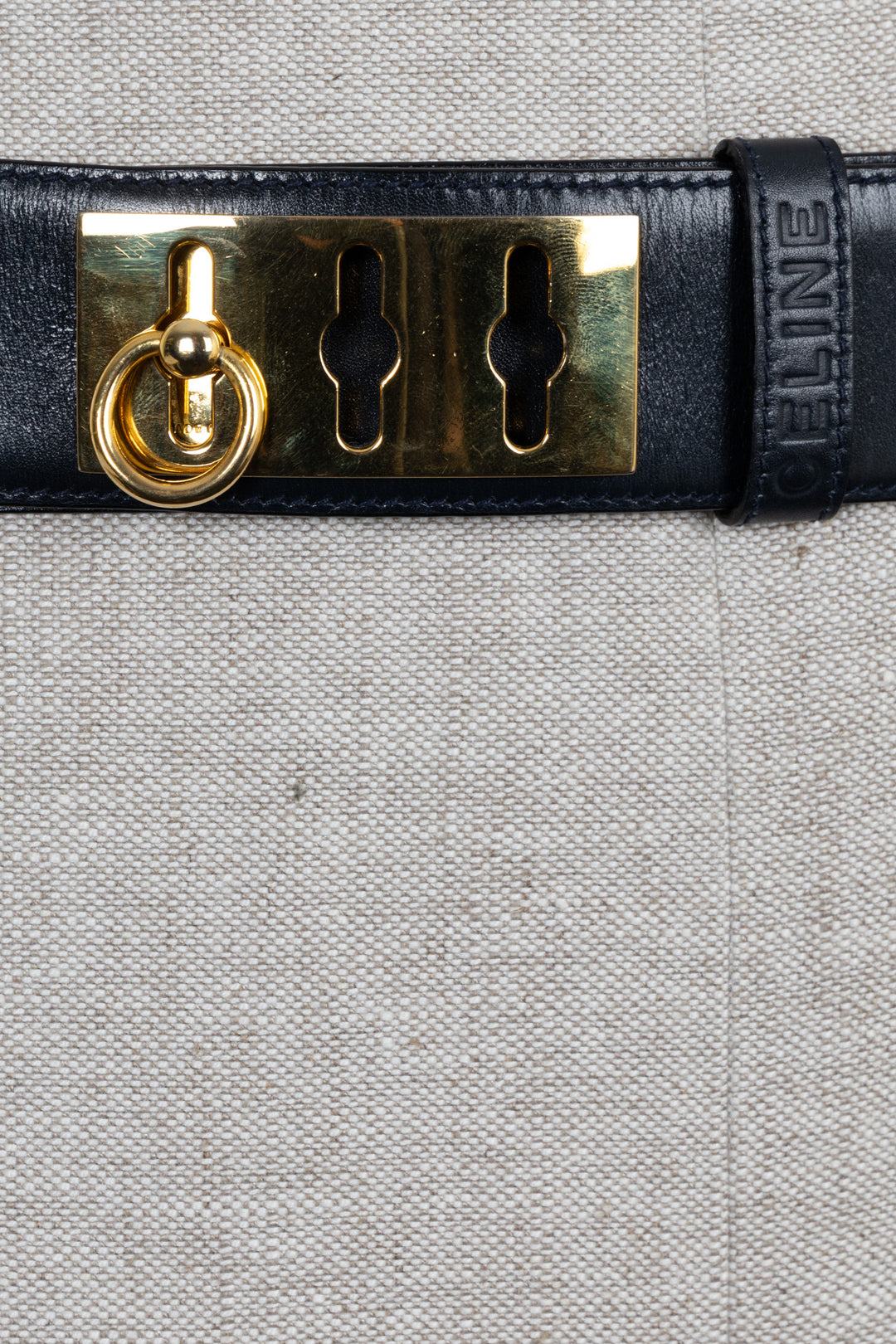 CELINE Chain Belt Navy