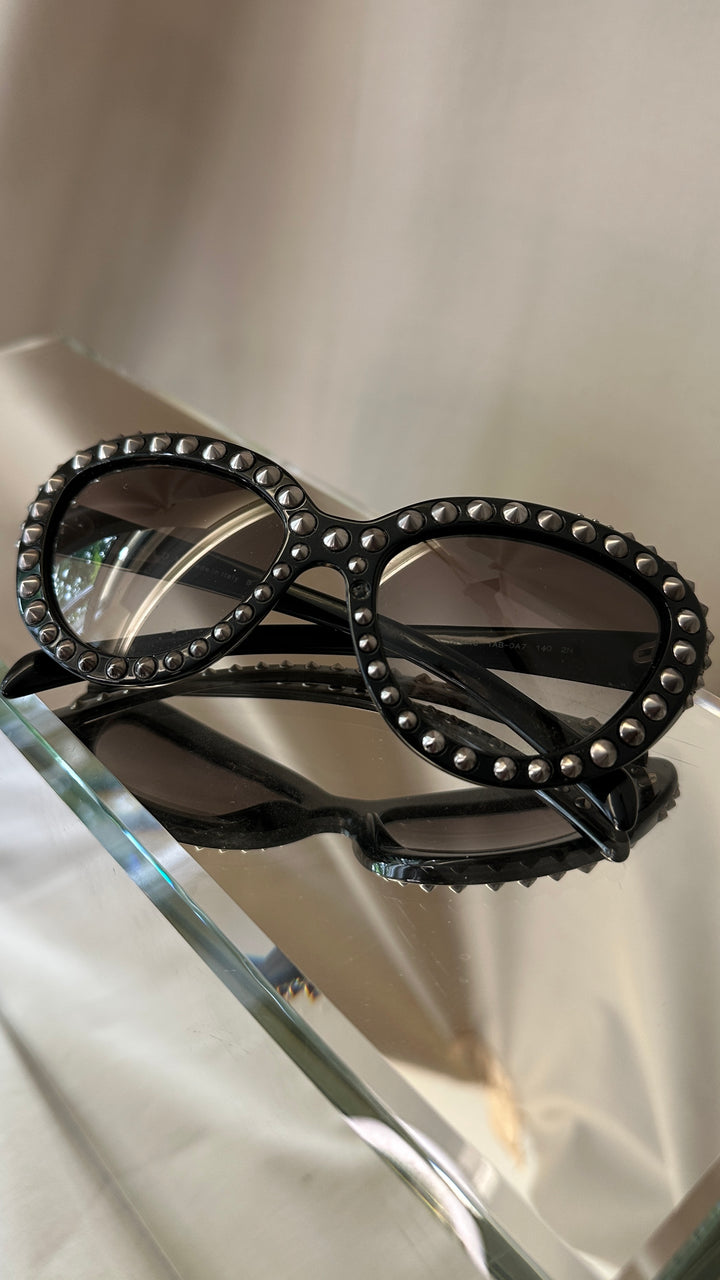 PRADA Studded Sunglasses Black