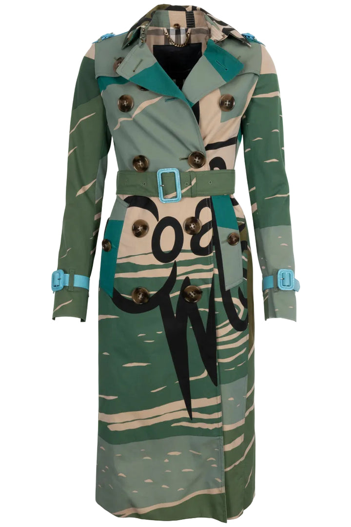 BURBERRY Prorsum Trench Coat Green