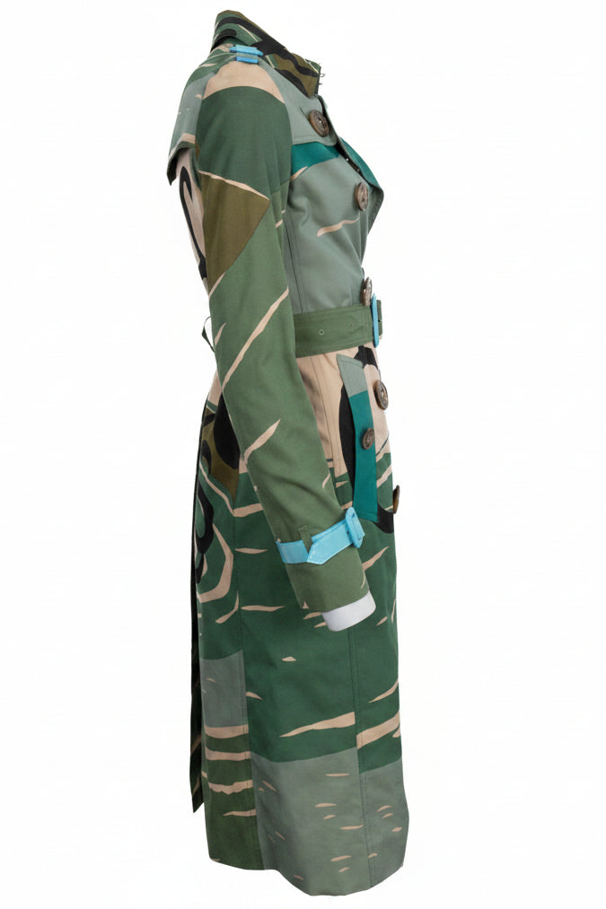 BURBERRY Prorsum Trench Coat Green