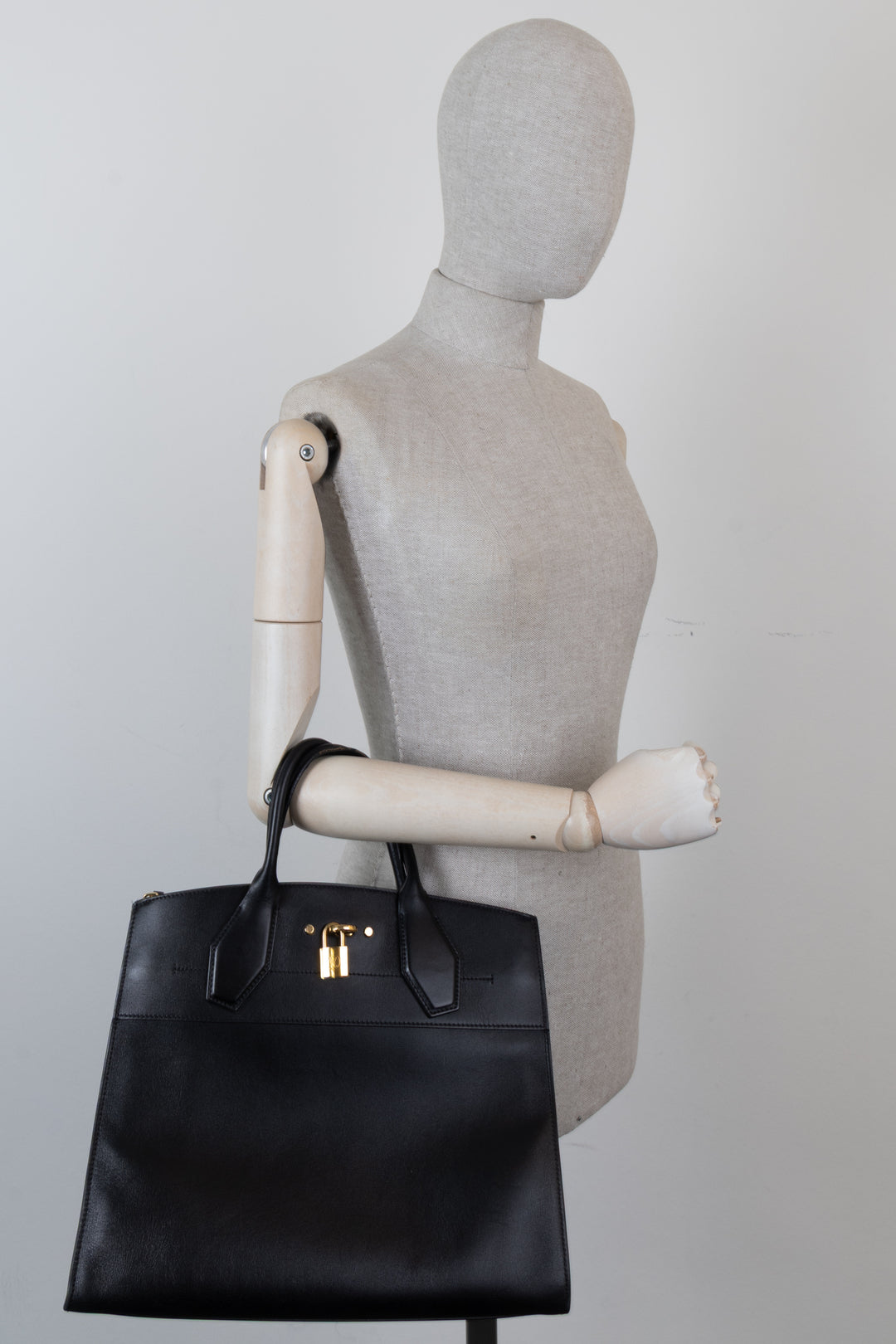 LOUIS VUITTON Steamer GM Cuir Noir