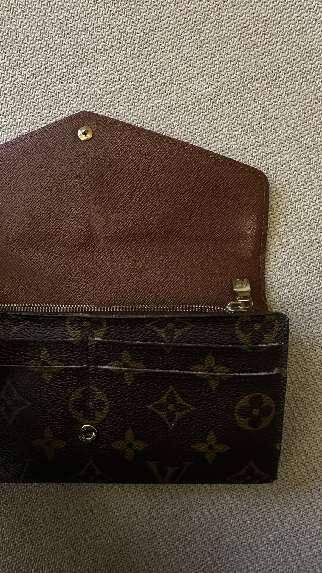 LOUIS VUITTON Sarah Wallet MNG Canvas