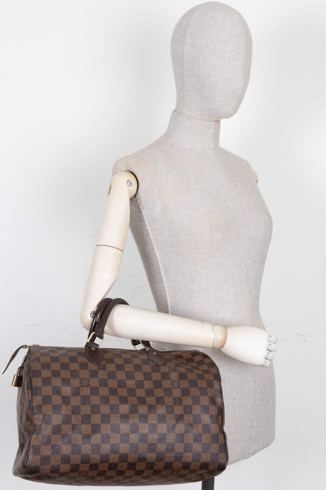 LOUIS VUITTON Speedy 35 Toile Damier Ebene