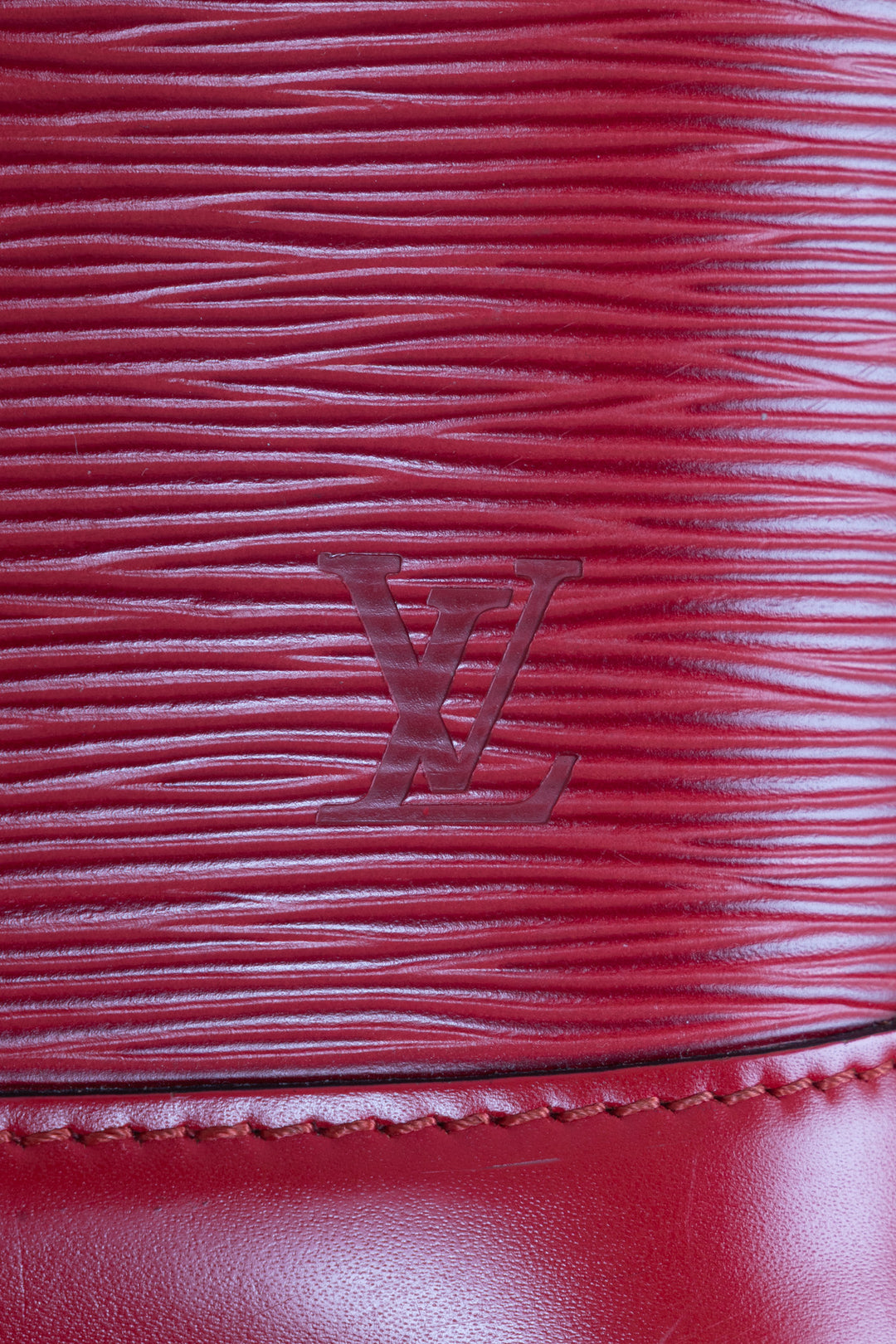 LOUIS VUITTON Alma PM Bag Epi Red