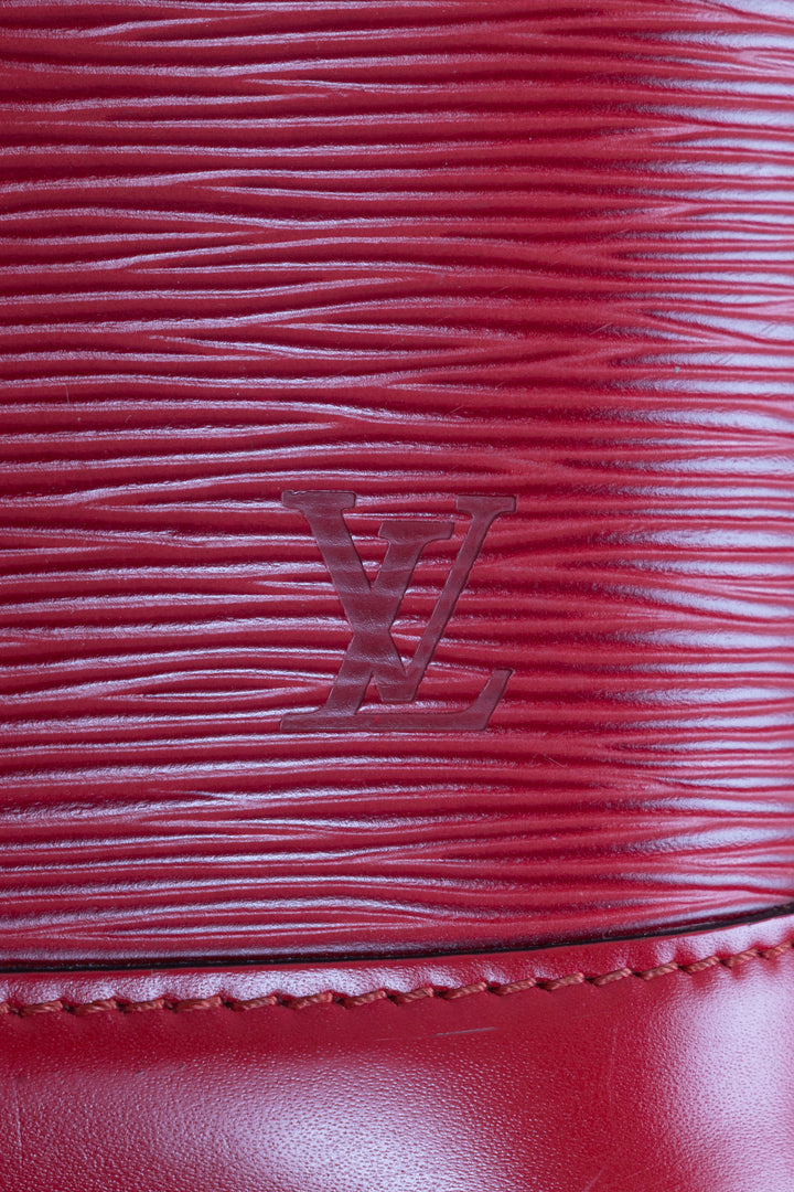 LOUIS VUITTON Alma PM Bag Epi Red