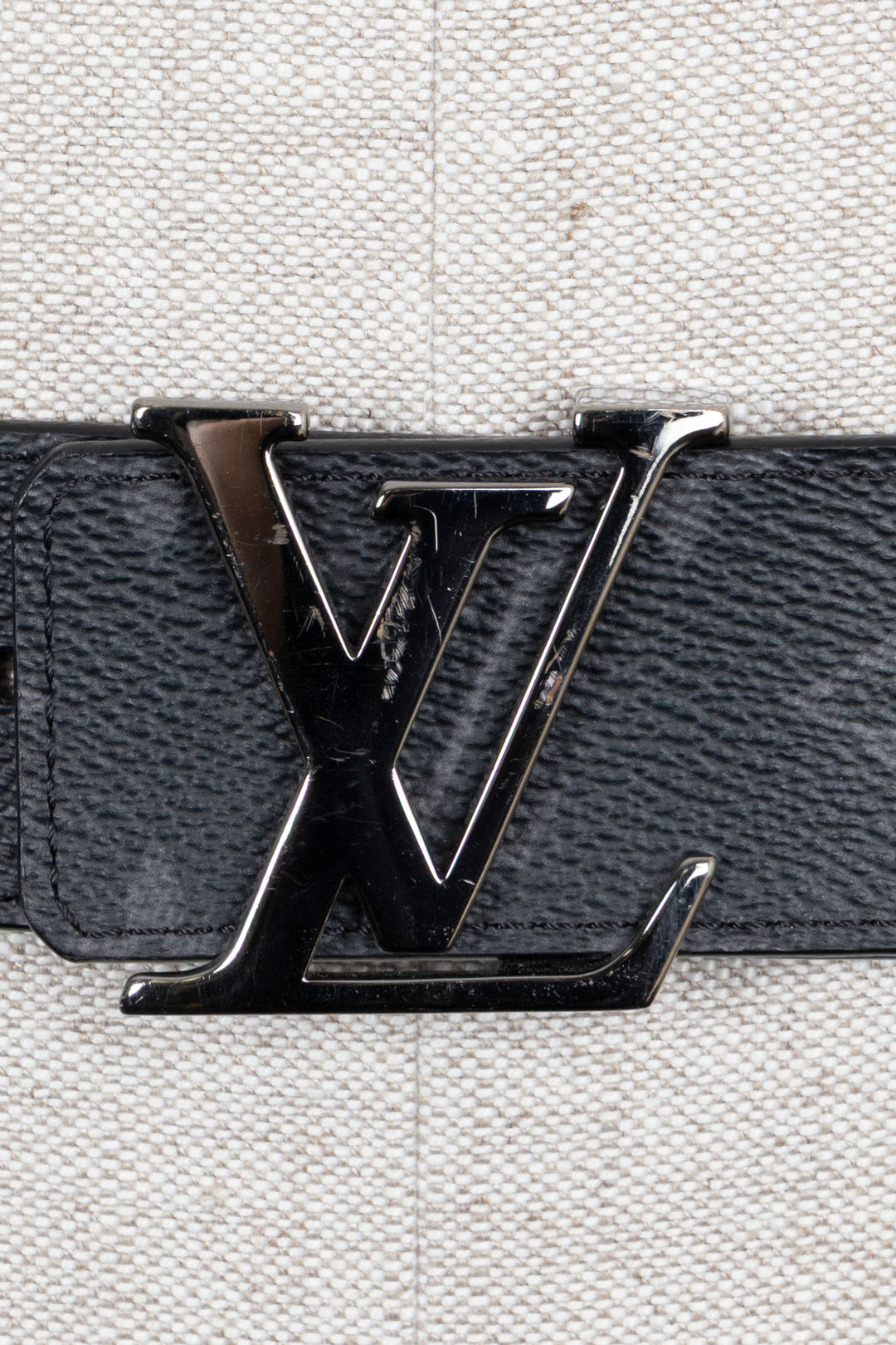 LOUIS VUITTON Reversible Initials 40mm Reversible Belt Eclipse MNG