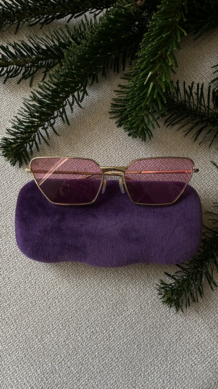 GUCCI Sunglasses Gold 0538S