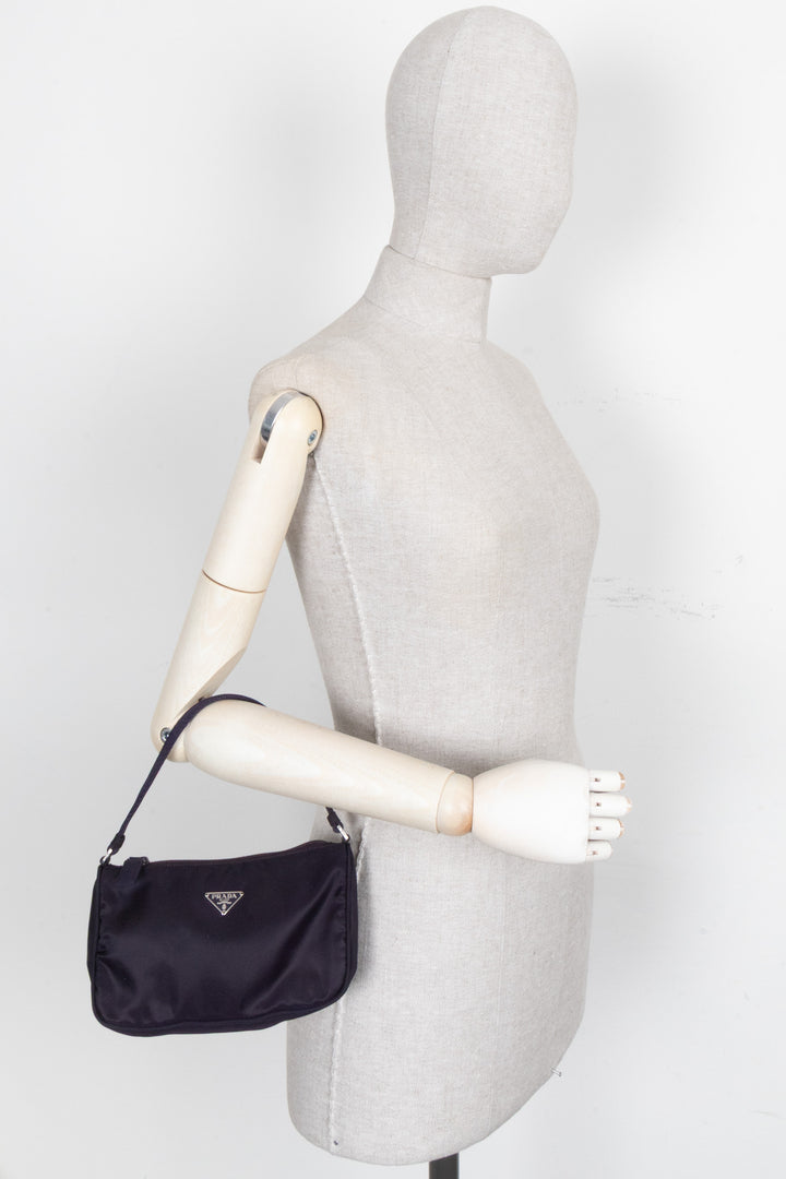 PRADA Re-Edition Mini Bag Nylon Purple