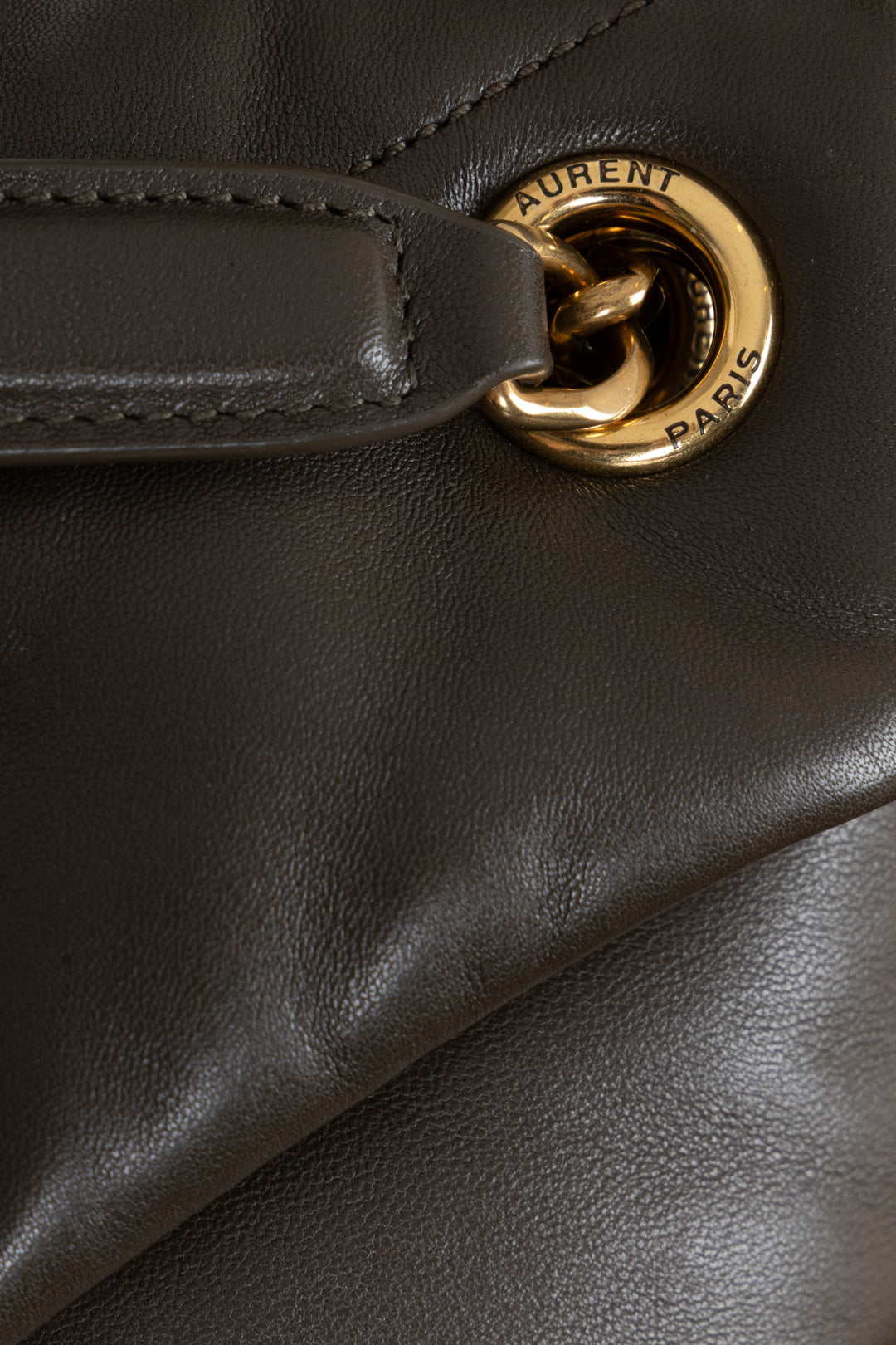 SAINT LAURENT Loulou Puffer Medium Bag Light Musk
