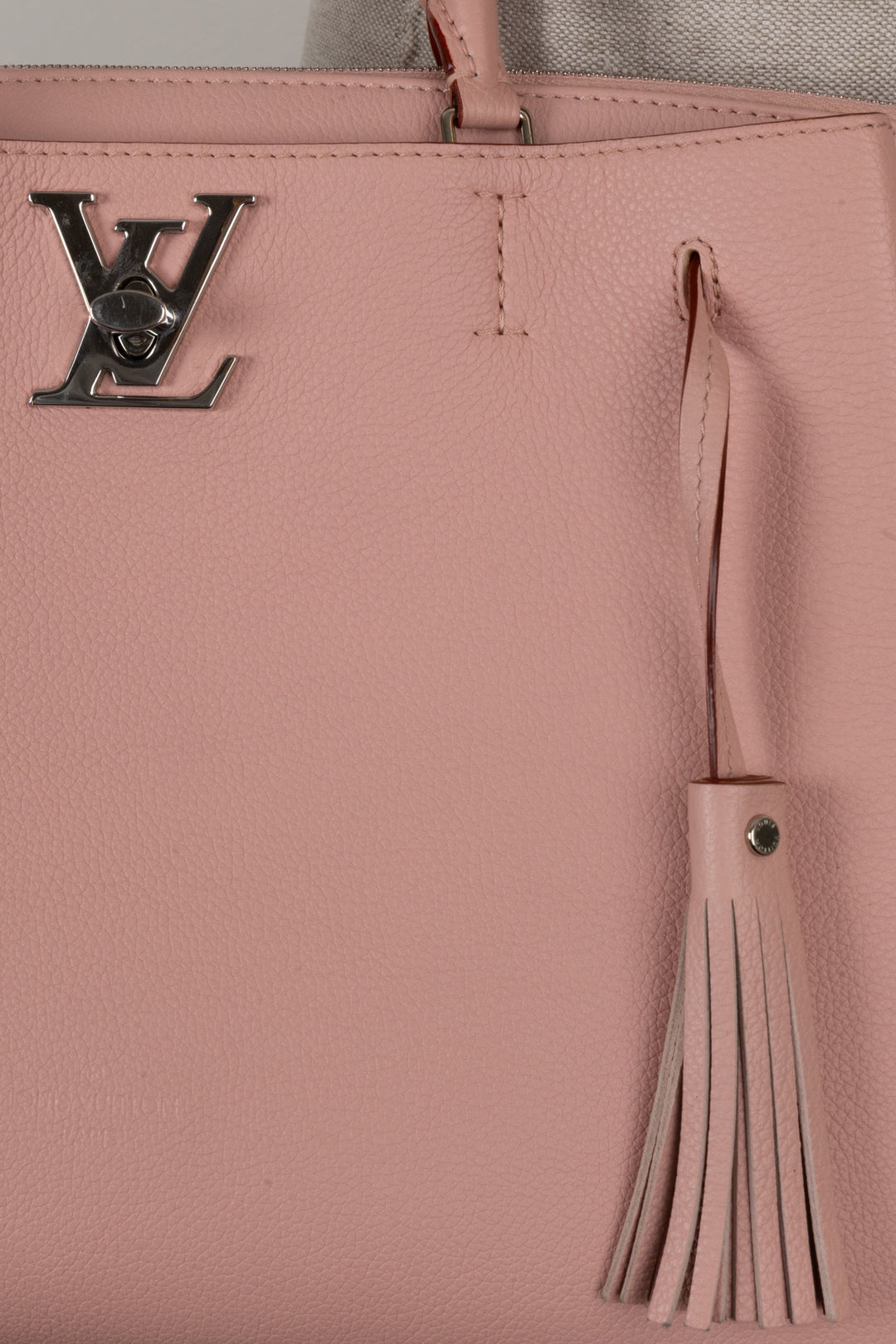 Sac LockMeTo LOUIS VUITTON en cuir rose