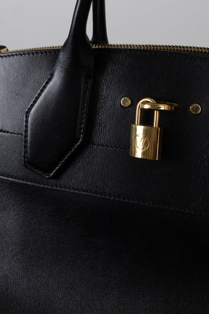 LOUIS VUITTON Steamer GM Cuir Noir
