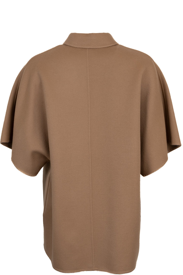 GUCCI Interlocking GG Short Sleeve Jacket Wool Brown