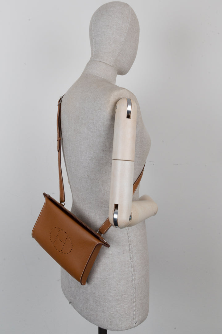Sac HERMÈS Videpoches Epsom Gold