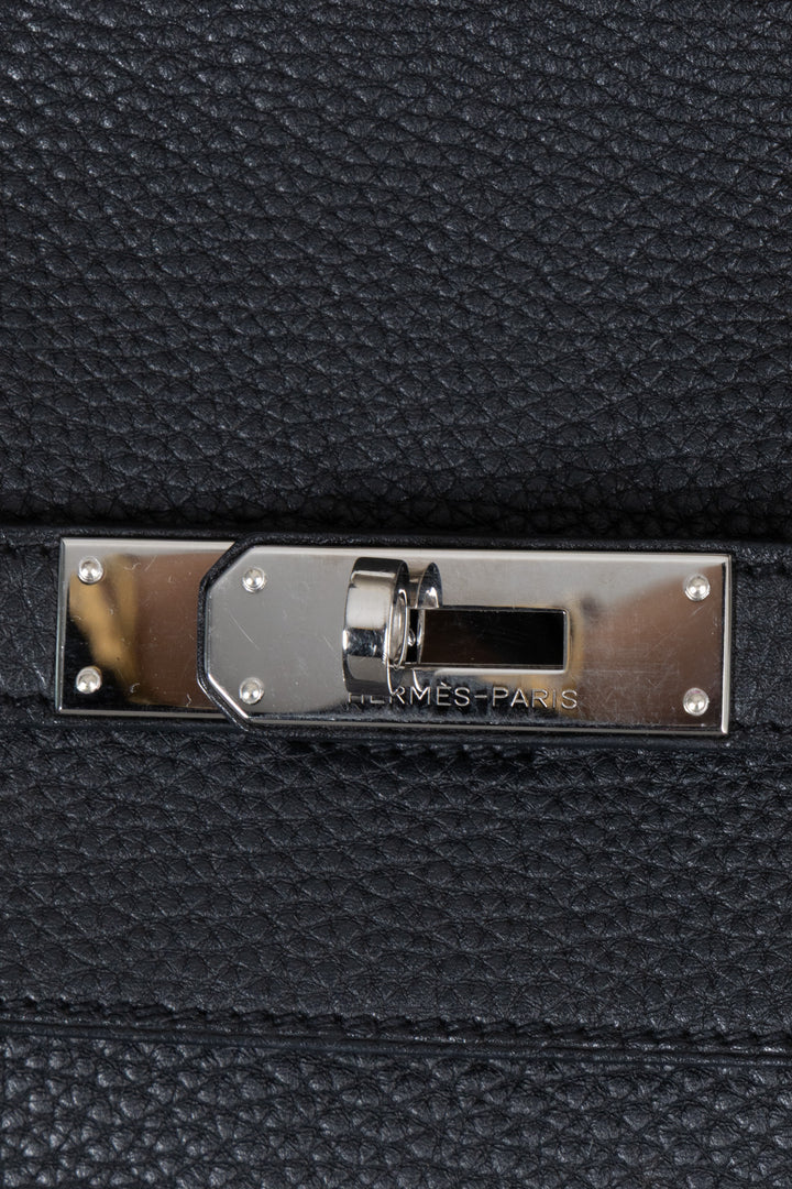 HERMÈS Birkin 40 Retourne Clemence Black