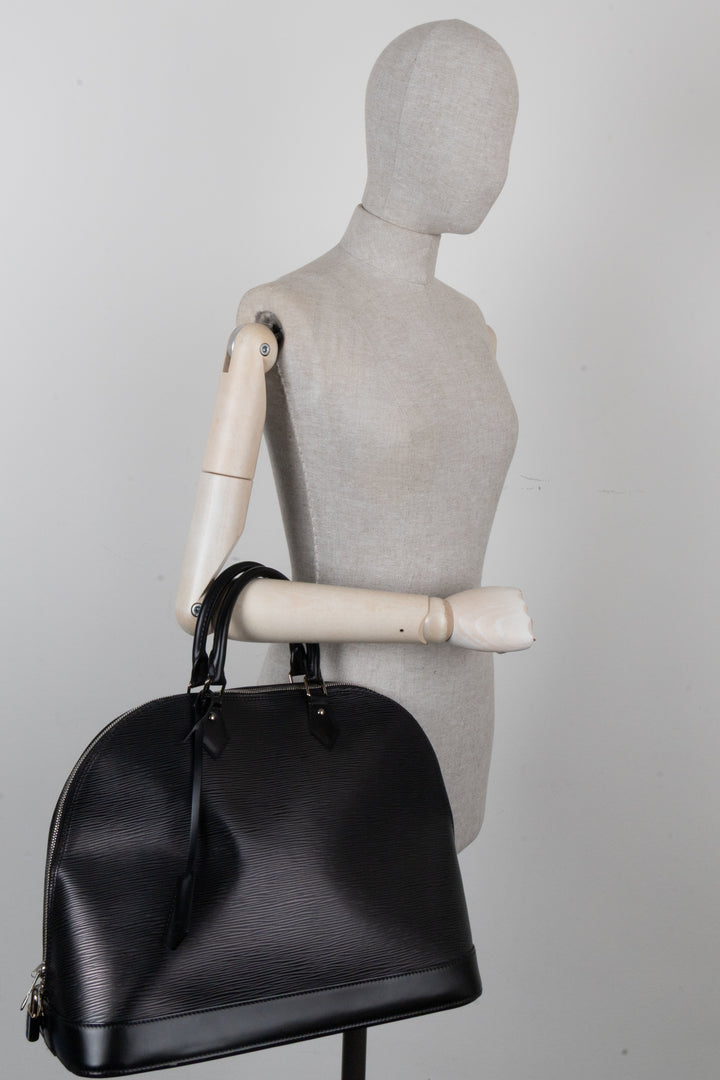 LOUIS VUITTON Alma GM Epi Noir