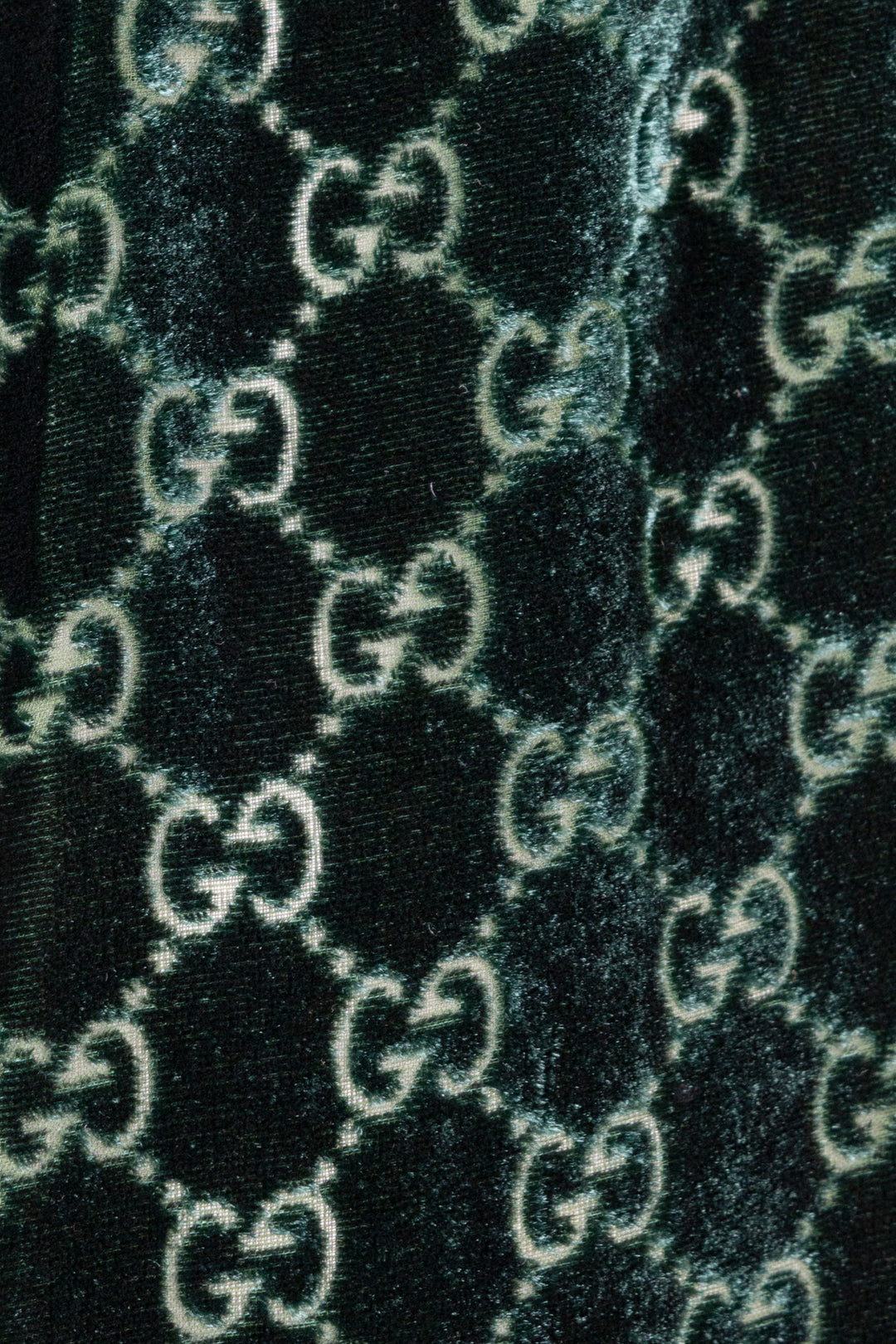 GUCCI GG Shorts Velvet Moss Green