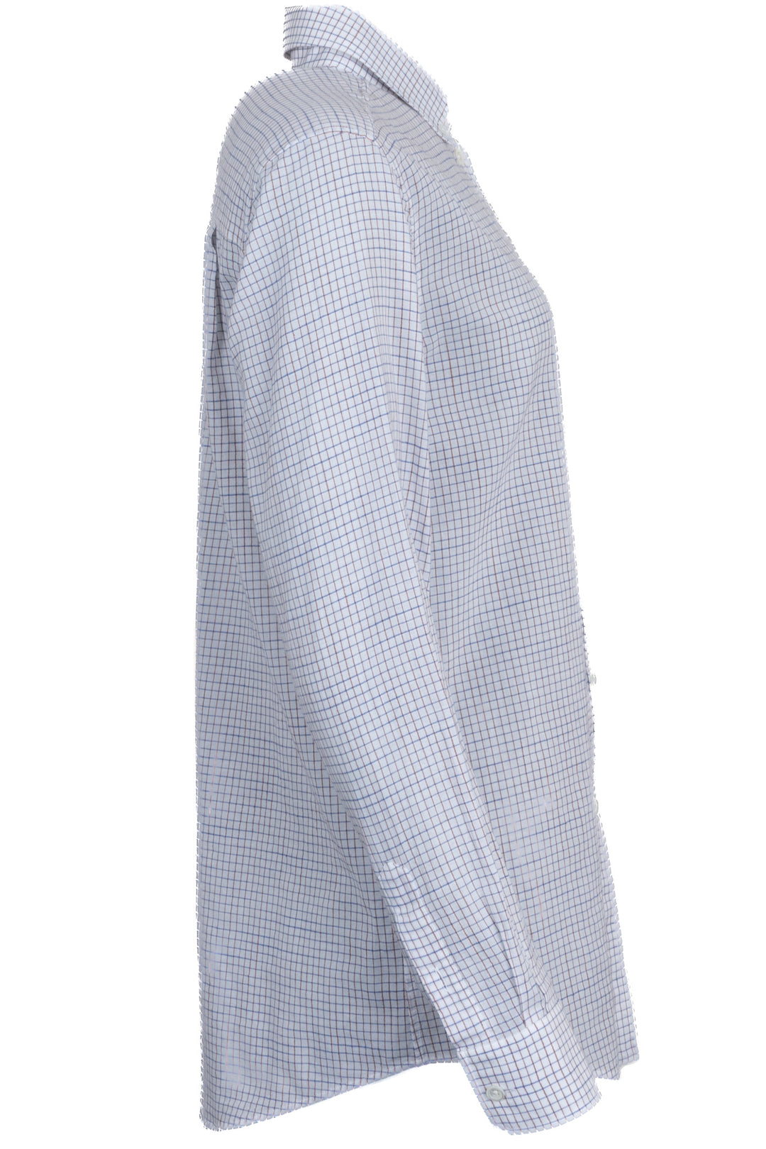 THE ROW Chemise boutonnée à carreaux Dalan en coton blanc